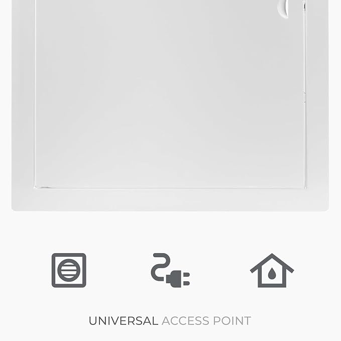 8x16 Inch White Access Panel – Metal Rectangular Wall & Ceiling Access Door - Image 6