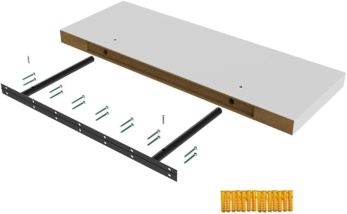 Floating Shelf, 24 in W x 12.75 in D x 2 in H Wooden Floating Wall Shelf - Image 7
