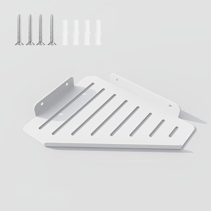 Corner Shelf Kitchen Storage, Bathroom Shelves Shower Caddy Hanging, Matte by SIUUNEI