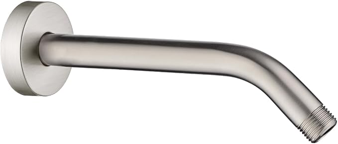 BRIGHT SHOWERS Shower Arm with Flange 10 Inches Solid Brass Shower Head by BRIGHTSHOWERS