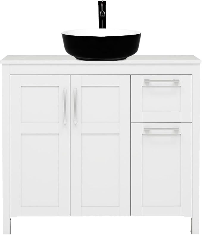 YOURLITE 36" White Bathroom Vanity by YOURLITE