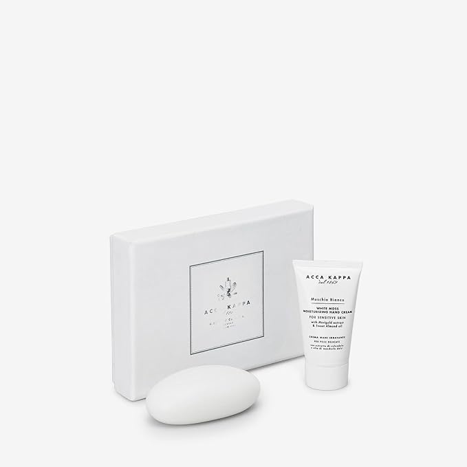 ACCA KAPPA White Moss Hand Care Gift Set – Hand Cream and Vegetable Soap by AccaKappaUS