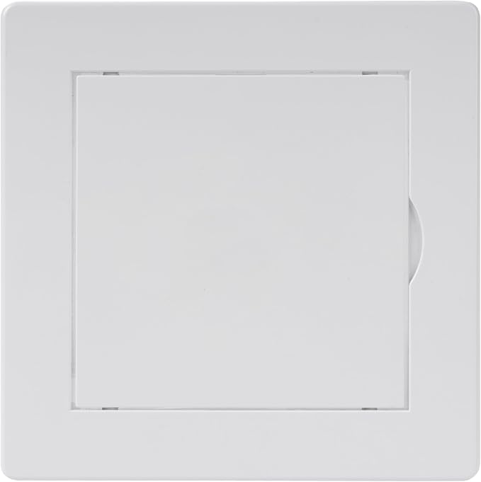 4x4 Inch White Access Panel – ABS Plastic Rectangular Wall & Ceiling Access Door by Unknown