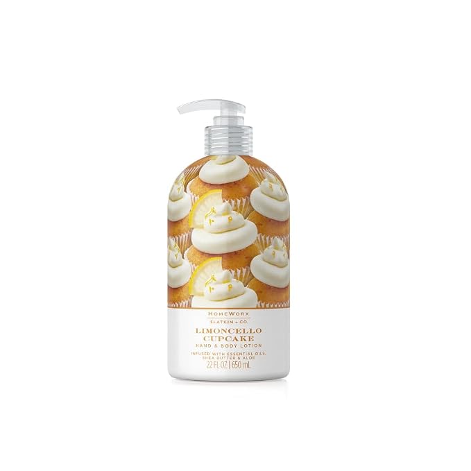 Homeworx by SLATKIN + CO. 22 fl oz. Body Lotion- Limoncello Cupcake by HomeWorxbySLATKINCO