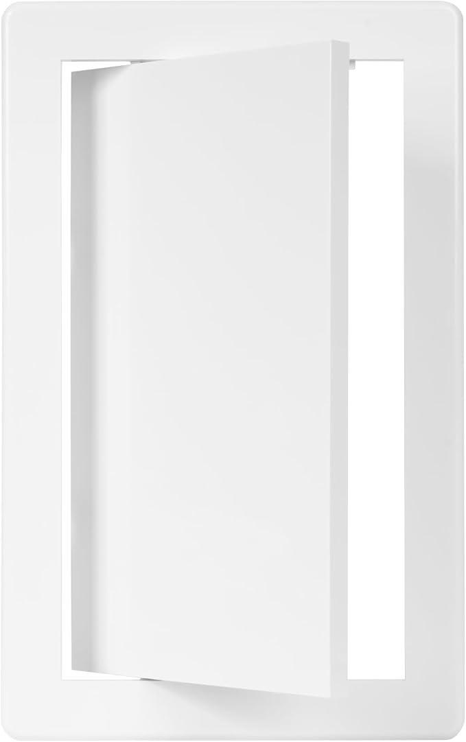 6" x 10" White Plastic Access Panel. Service Shaft Door Panel. Plumbing - Image 6