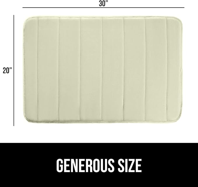 GORILLA GRIP Memory Foam Bath Mat, Soft Absorbent US Designed Bathroom Rug - Image 2