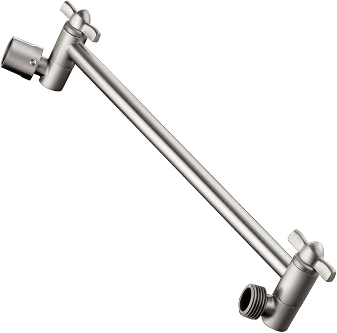 BRIGHT SHOWERS Brass Shower Head Extension Arm by BRIGHTSHOWERS