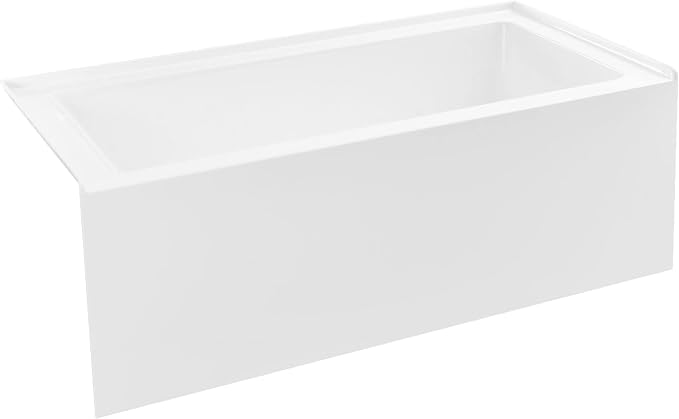 Voltaire 60" X 32" Left-Hand Drain Alcove Bathtub - Image 3