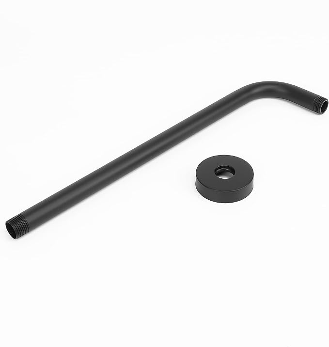 HarJue Shower Arm with Flange and Teflon Tape, Wall Mounted Shower Pipe 304 - Image 7