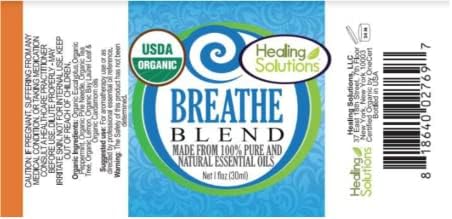 Healing Solutions Breathe Easy Organic Essential Oil - Image 8