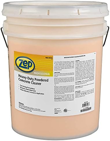 Zep Professional Heavy-Duty Powdered Concrete Cleaner, 40Lb. Bucket, - Image 5