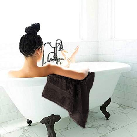 SALBAKOS 100% Turkish Cotton Extra Large Bath Sheet Set of 2 35x70 inch | - Image 5