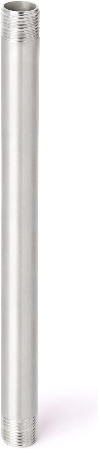 TAISHER 2Pcs Stainless Steel Pipe Fittings, 3/4" NPT x 3/4" NPT Male Threaded - Image 2