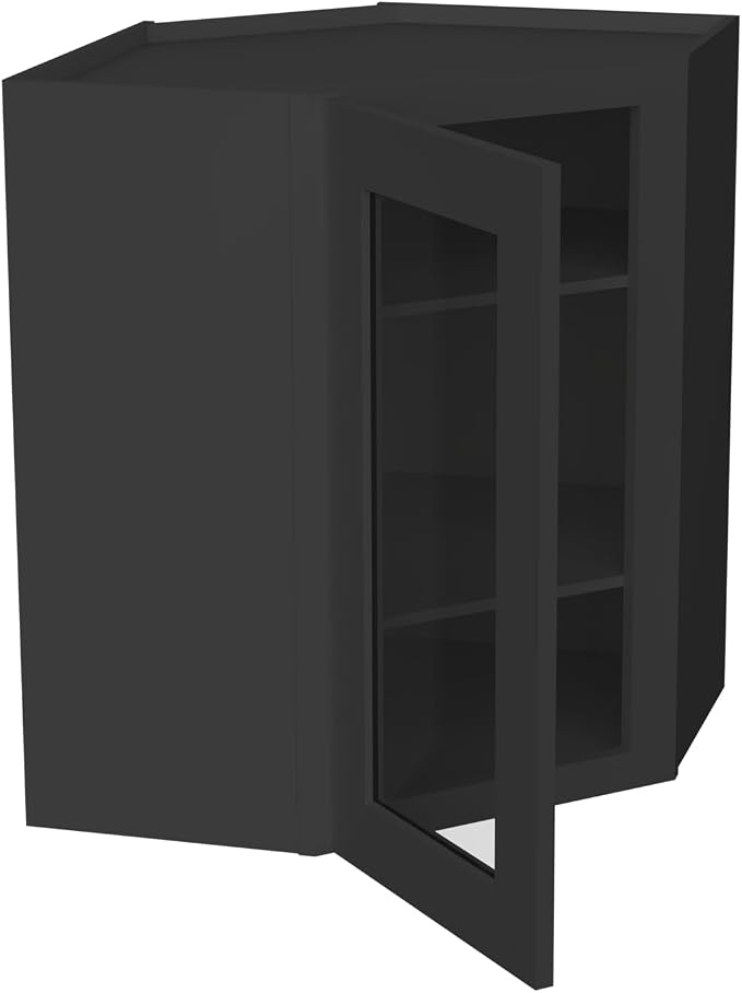 Glass Cabinet Wall Corner Cabinet - Image 8