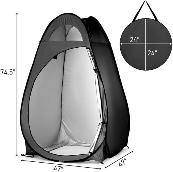 4x4ft Pop Up Privacy Shower Tent - Image 2