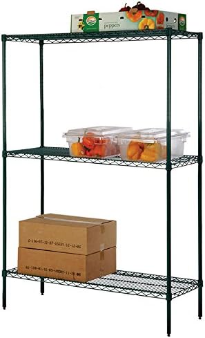 Omega 14" Deep x 24" Wide x 80" High 3 Tier Freezer Starter Shelving Unit by OmegaProductsCorporation
