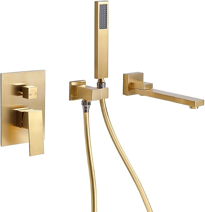 Wall Mounted Bathtub Faucet by DEOLER