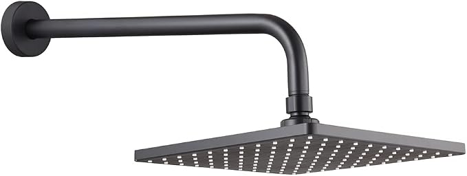 16 Inch Shower Arm with Flange, Stainless Steel 90 Degree Rain Shower Head - Image 9