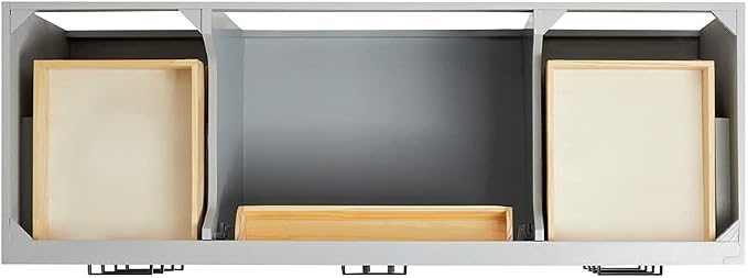 ARIEL Bathroom Vanity 61" Grey - Image 8