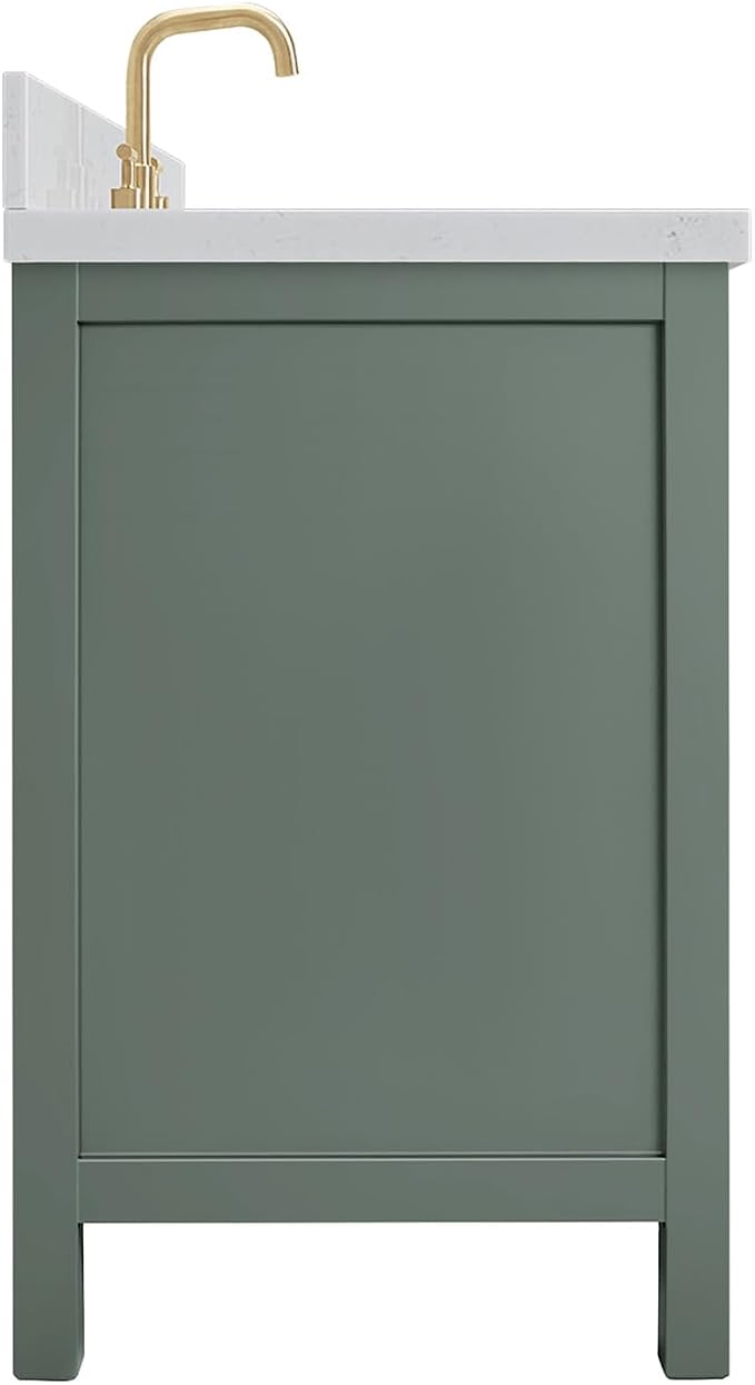 ARIEL Cambridge 37 inch Left Offset Single Sink Bathroom Vanity - Image 7