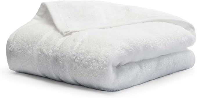 Cariloha Hand Towel | White | 16"x24" | Turkish Cotton & Viscose Material Blend by Cariloha