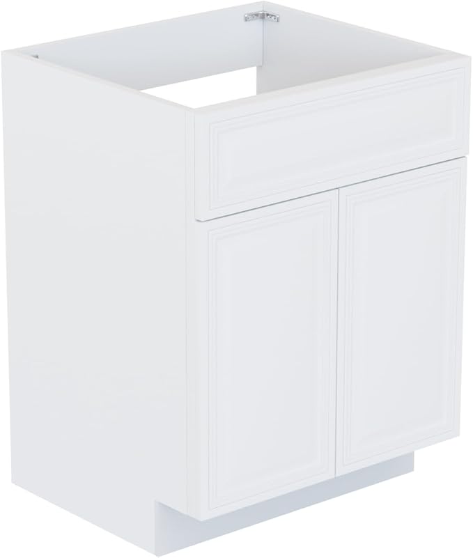 KitchenMan 30 Inch Bathroom Vanity Without Sink and Top Unassembled Bathroom by KitchenManLiving