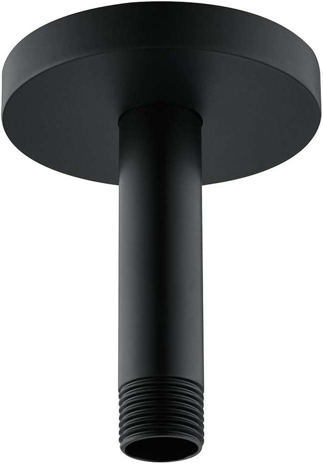 RANDOM Shower Arm with Flange, 4 Inches Ceiling Mount Shower Head Extension Arm by RANDOM