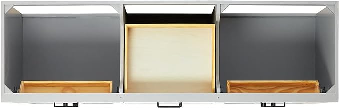 ARIEL Double Vanity 73" Grey - Image 6