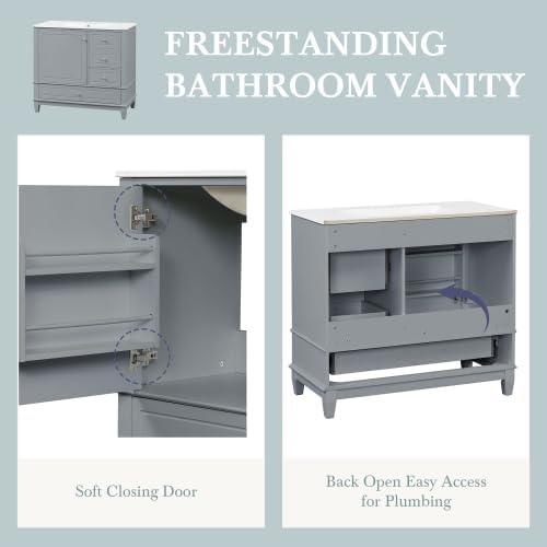 Bellemave 36" Bathroom Vanity - Image 6