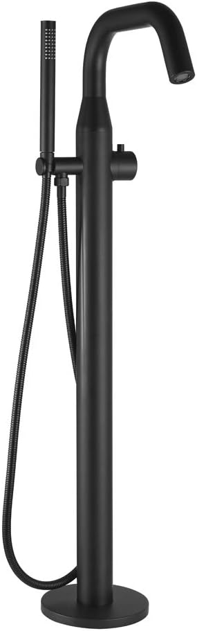 HEATGENE Bathtub Faucet Freestanding Tub Filler Single Handle Floor Mounted by HEATGENE
