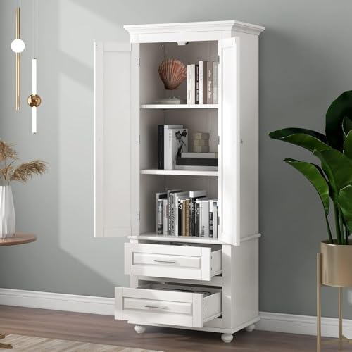 Tall Narrow Storage Cabinet by Virubi