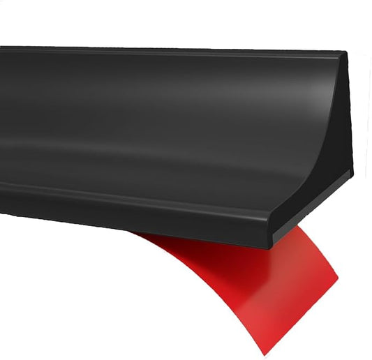 Shower Threshold Water Dam, Self Adhesive Silicone Waterproof Barrier Bathroom by Unknown