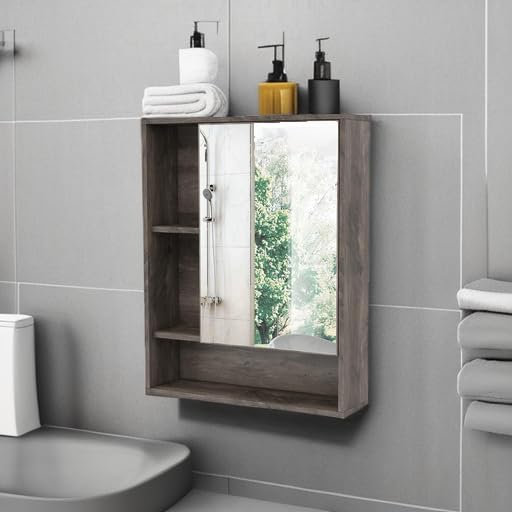 ChooChoo Bathroom Wall Mirror Cabinet, Medicine Cabinet - Image 6