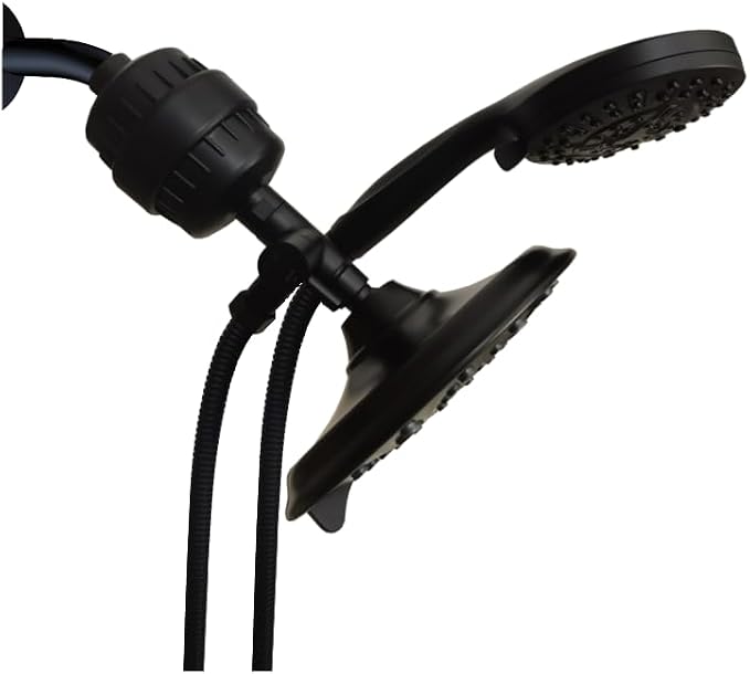 Dual Filtered Shower Head Showerhead by Luxau