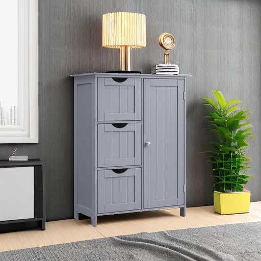 VASAGLE Floor Storage Cabinet, Freestanding Storage Unit - Image 6