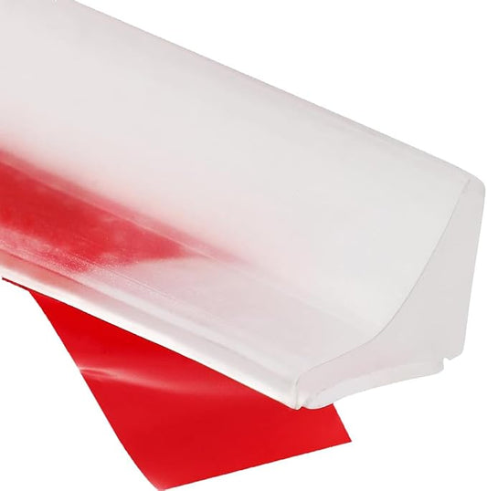 Shower Threshold Water Dam, Self Adhesive Silicone Waterprof Barrier Bathroom by Unknown
