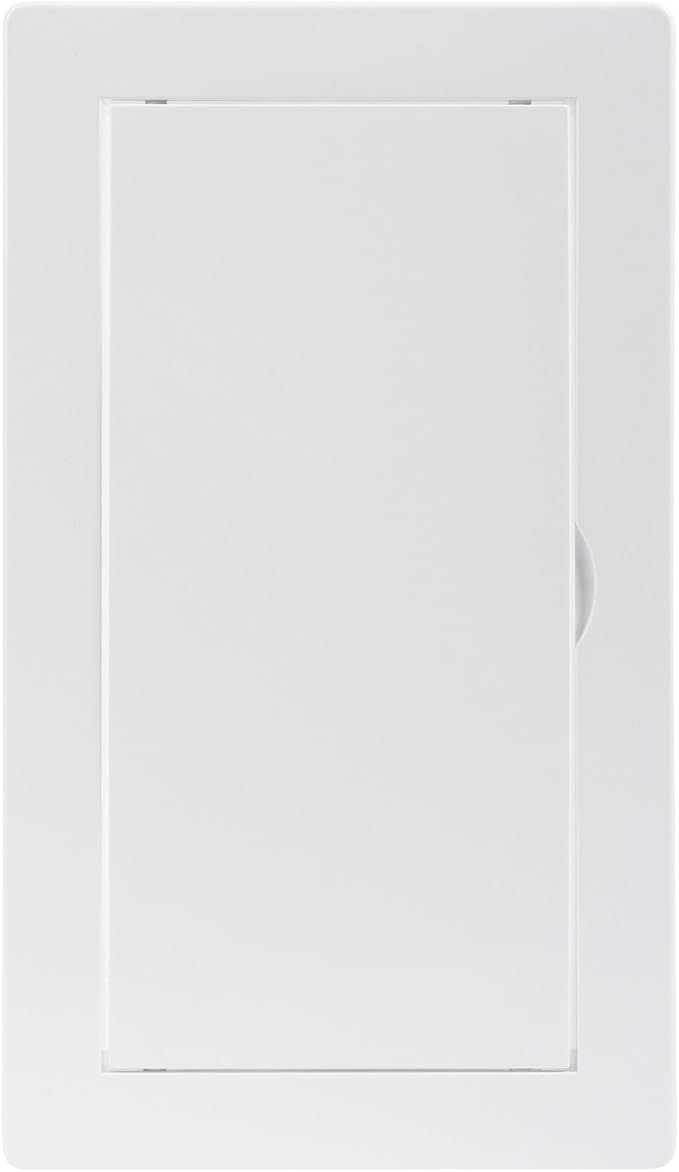 4x8 Inch White Access Panel – ABS Plastic Rectangular Wall & Ceiling Access Door by Unknown