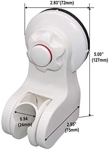 Pump&fix 45 Degrees Adjustable Handheld Shower Head Holder Suction Cup Wall - Image 6