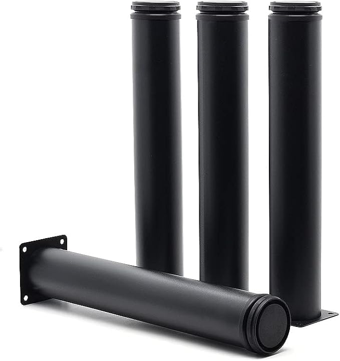 12 Inch Metal Furniture Legs Stainless Steel Adjustable Legs Black Metal Legs - Image 2