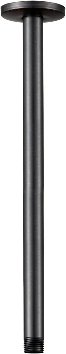 OFFO Shower Arm with Flange, 16 in Oil Rubbed Bronze Ceiling Mount Replacement by OFFO