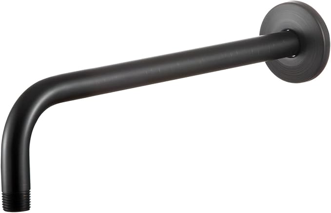 OFFO Shower Arm with Flange, 12 in Oil Rubbed Bronze Wall Mount Replacement by OFFO