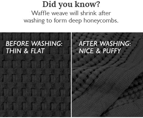 GILDEN TREE Waffle Bath Sheet Quick Dry Towel, Thin Luxury Bath Towels - Image 8