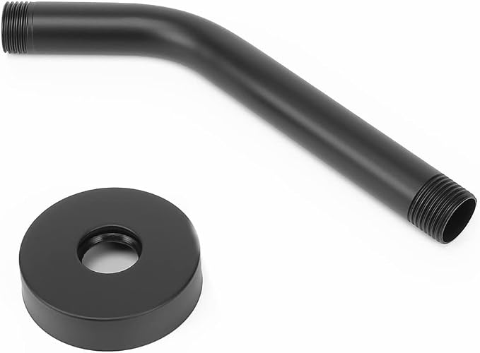HarJue Shower Arm with Flange and Teflon Tape, Wall Mounted Shower Pipe 304 - Image 7