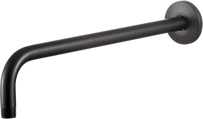 OFFO Shower Arm with Flange, 16 in Oil Rubbed Bronze Wall Mount Replacement by OFFO