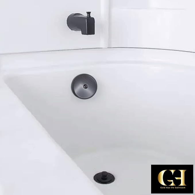 Single Hole Bathtub Drain Overflow Plate/Tub Overflow Drain Ccover - Image 8