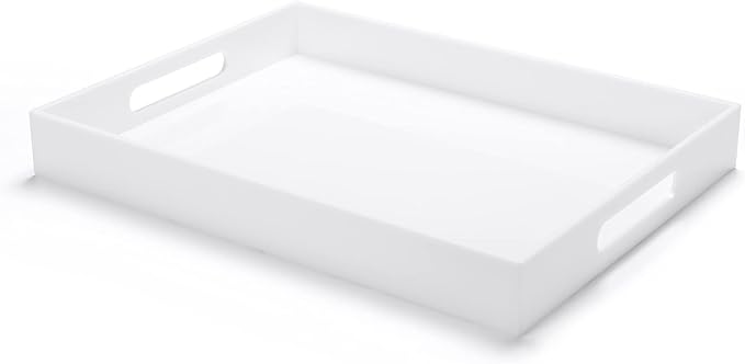 Modern Acrylic Ottoman Tray by ATOZONE
