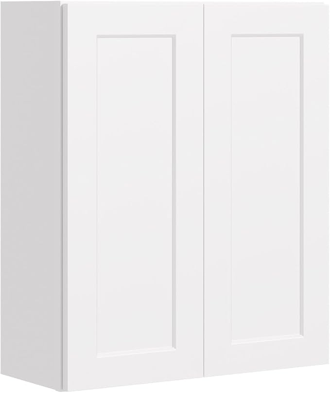 36 Inch Laundry Room Cabinets Wall Mounted, Solid Wood Over The Toilet Storage - Image 7