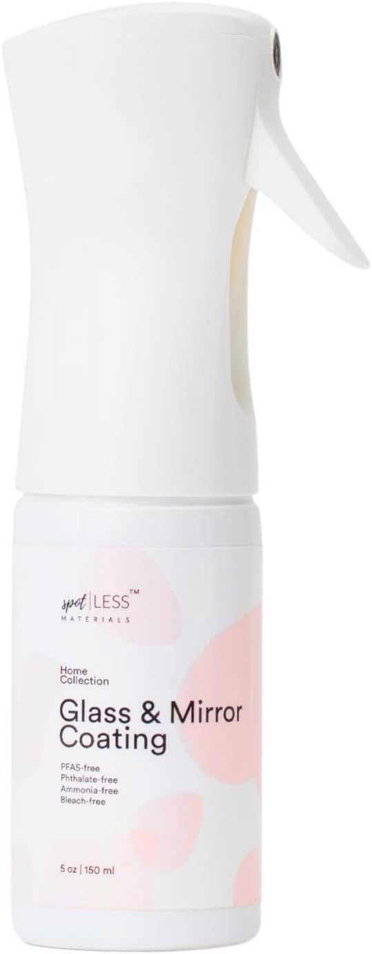 spotLESS MATERIALS Glass and Mirror Protective Coating Spray, Anti-Residue by spotLESSMaterials