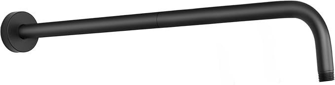 HarJue Shower Arm with Flange and Teflon Tape, Wall Mounted Shower Pipe 304 by HOME