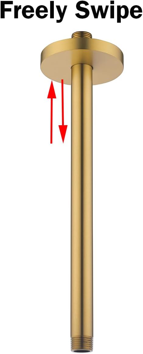 RANDOM Champagne Bronze Shower Arm - Image 7